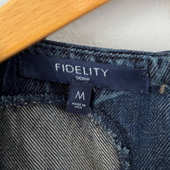 Fidelity Denim Corey Crop Tropical Drifter Size Medium - Picture 9 of 12